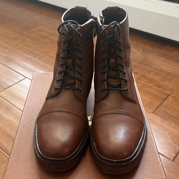 Coach Henry Dress Leather Boots - Picture 2 of 11